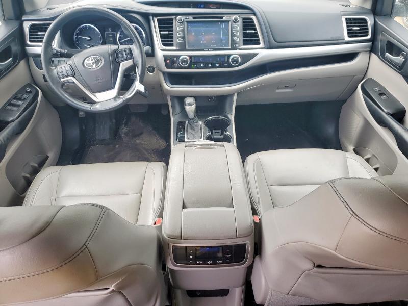 5TDKKRFH4ES021667 - 2014 TOYOTA HIGHLANDER XLE WHITE photo 8