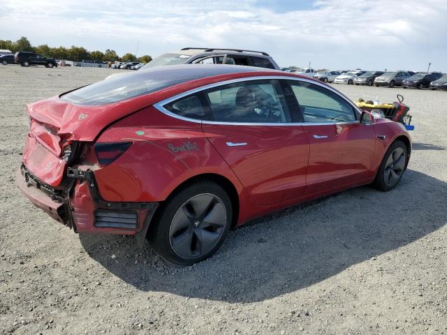 5YJ3E1EAXJF035380 - 2018 TESLA MODEL 3 勃艮第红 照片 3