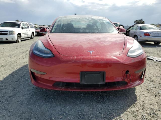5YJ3E1EAXJF035380 - 2018 TESLA MODEL 3 勃艮第红 照片 5
