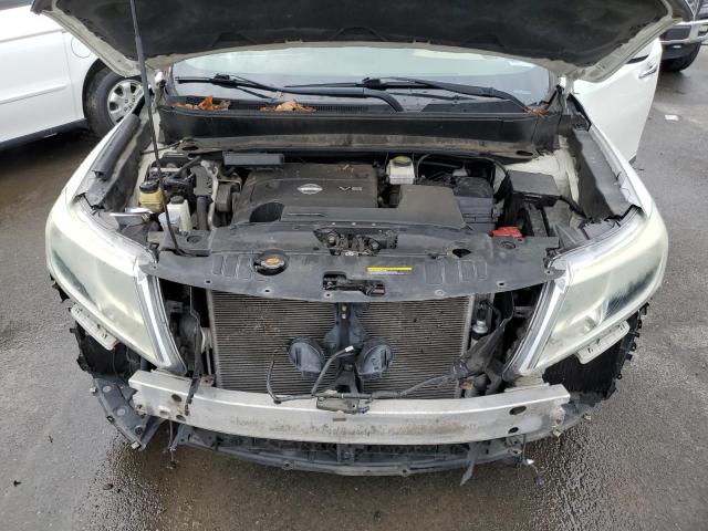 5N1AR2MM3DC658463 - 2013 NISSAN PATHFINDER S Սպիտակ լուսանկար 12