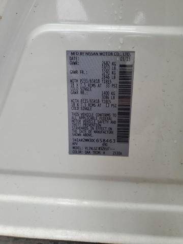 5N1AR2MM3DC658463 - 2013 NISSAN PATHFINDER S Սպիտակ լուսանկար 14