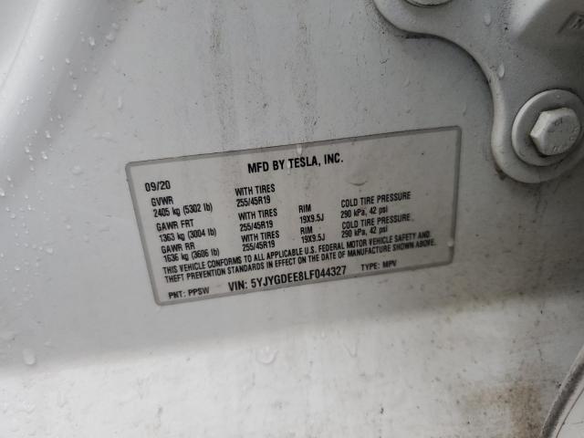 5YJYGDEE8LF044327 - 2020 TESLA MODEL Y Ağ foto 13