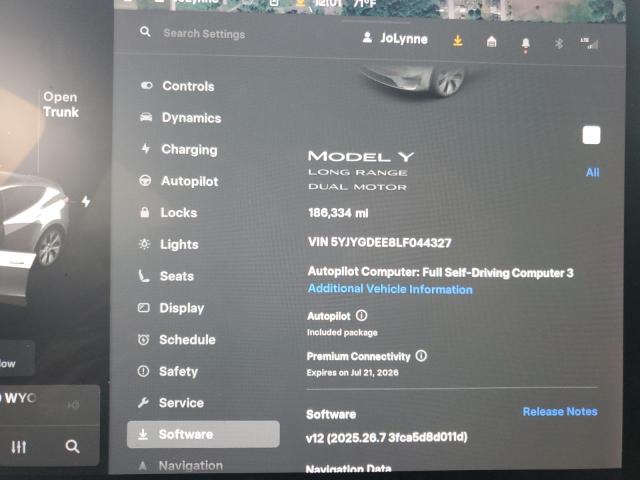 5YJYGDEE8LF044327 - 2020 TESLA MODEL Y Ağ foto 9