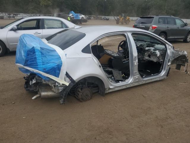 JTDEPRAE5LJ051587 - 2020 TOYOTA COROLLA LE ვერცხლისფერი ფოტო 3