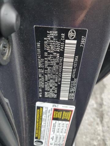 4T1BF3EK4BU630162 - 2011 TOYOTA CAMRY BASE GRAY photo 12