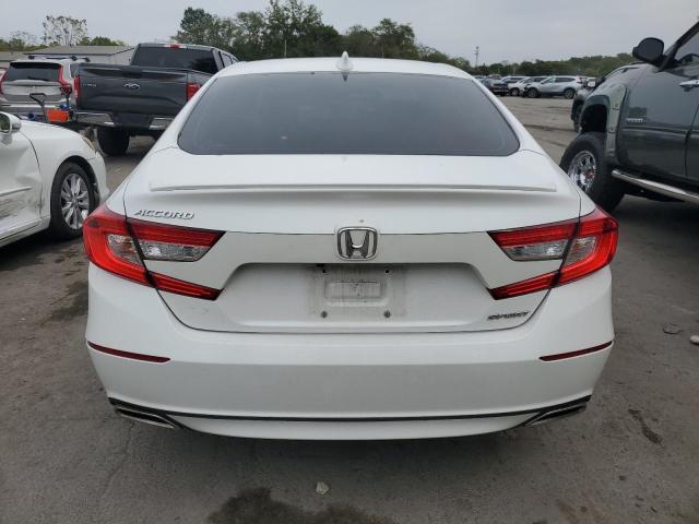 1HGCV1F34JA186015 - 2018 HONDA ACCORD SPORT WHITE photo 6