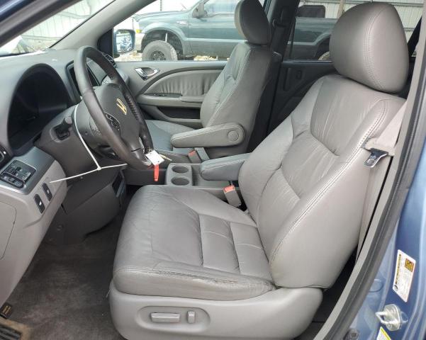 5FNRL3H78AB059351 - 2010 HONDA ODYSSEY EXL BLUE photo 7