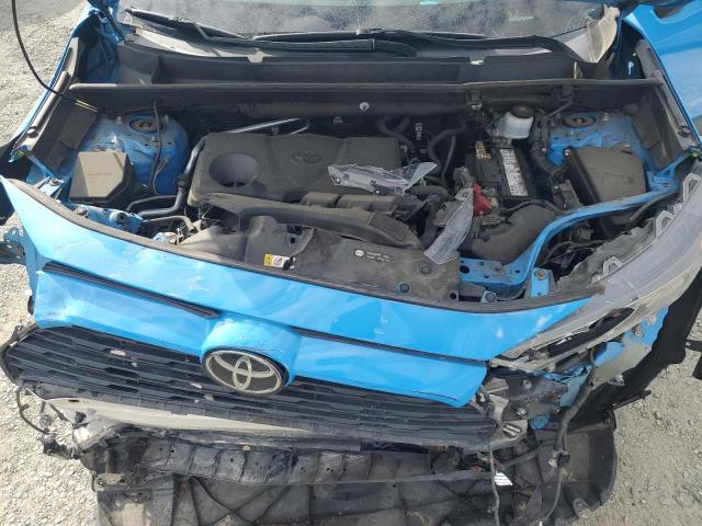 2T3H1RFV1KW013135 - 2019 TOYOTA RAV4 LE ლურჯი ფოტო 12