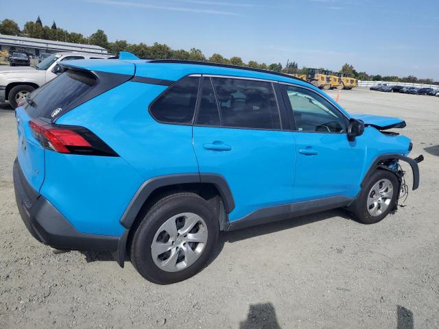 2T3H1RFV1KW013135 - 2019 TOYOTA RAV4 LE ლურჯი ფოტო 3