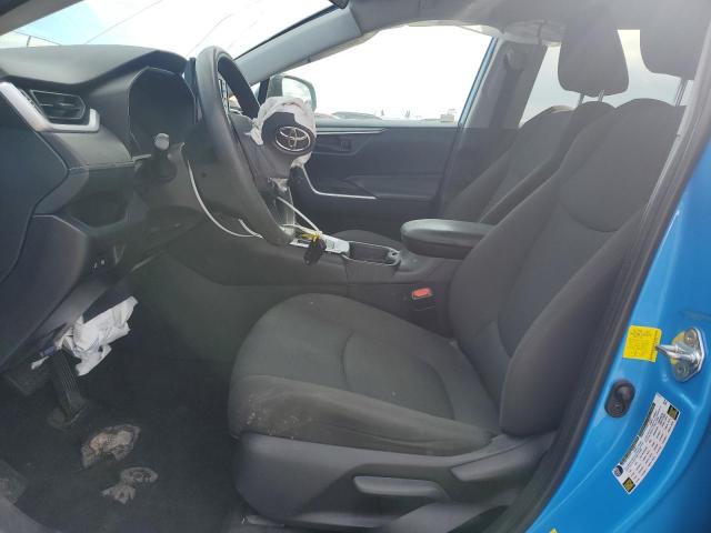 2T3H1RFV1KW013135 - 2019 TOYOTA RAV4 LE ლურჯი ფოტო 7