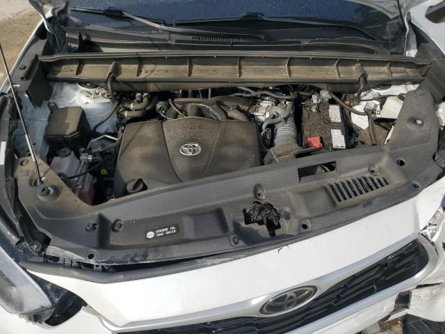 5TDGZRAH2NS103423 - 2022 TOYOTA HIGHLANDER XLE Blanc photo 12