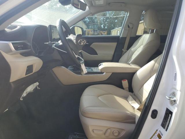 5TDGZRAH2NS103423 - 2022 TOYOTA HIGHLANDER XLE Blanc photo 7