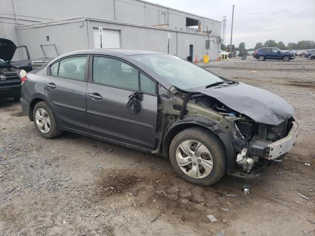 2HGFB2F50DH564317 - 2013 HONDA CIVIC LX GRAY photo 4