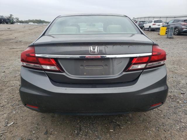 2HGFB2F50DH564317 - 2013 HONDA CIVIC LX GRAY photo 6