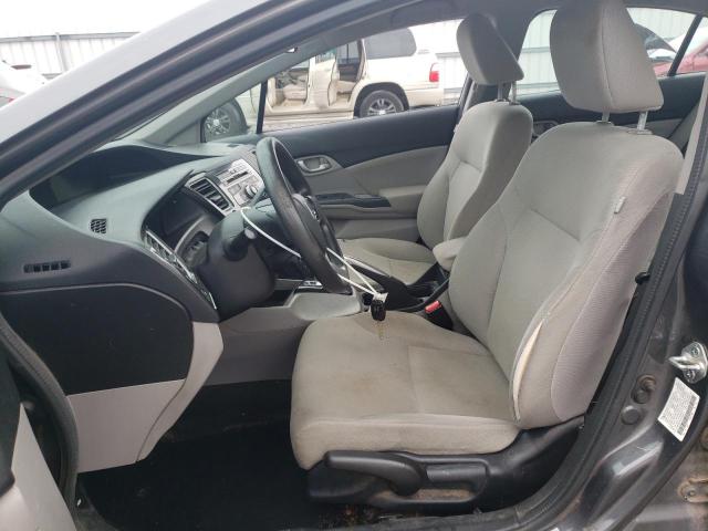 2HGFB2F50DH564317 - 2013 HONDA CIVIC LX GRAY photo 7