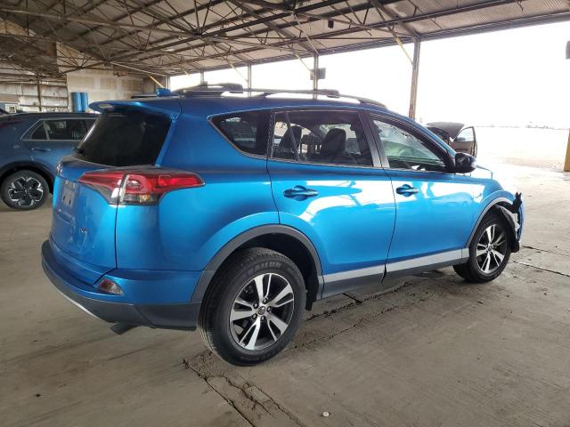 JTMWFREV3HJ114064 - 2017 TOYOTA RAV4 XLE BLUE photo 3