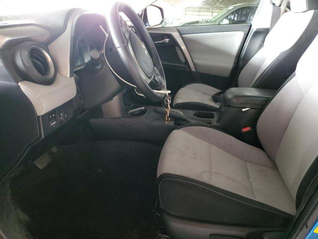 JTMWFREV3HJ114064 - 2017 TOYOTA RAV4 XLE BLUE photo 7