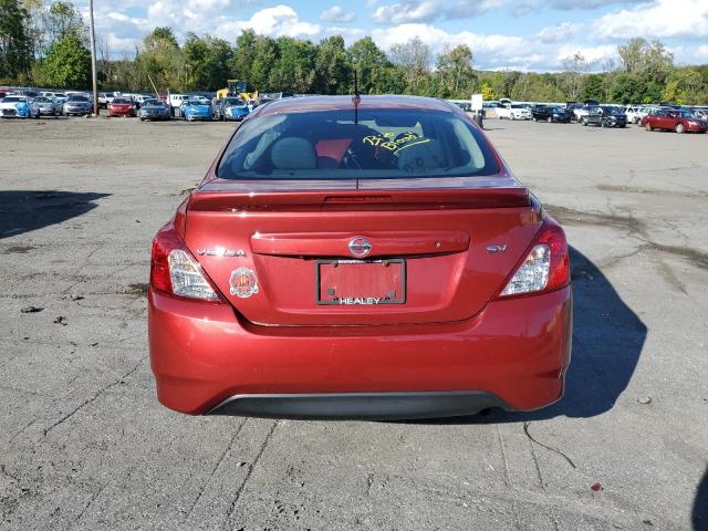 3N1CN7AP0KL822096 - 2019 NISSAN VERSA S RED photo 6