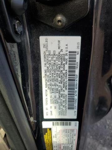 5TEUU42N75Z093192 - 2005 TOYOTA TACOMA ACCESS CAB შავი ფოტო 12