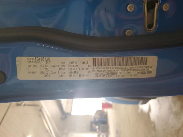 3C4NJDCB9HT665808 - 2017 JEEP COMPASS LIMITED Көк фото 13