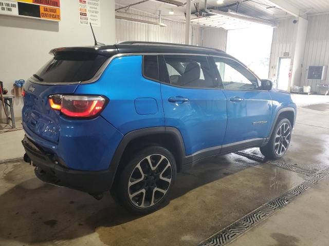 3C4NJDCB9HT665808 - 2017 JEEP COMPASS LIMITED Көк фото 3