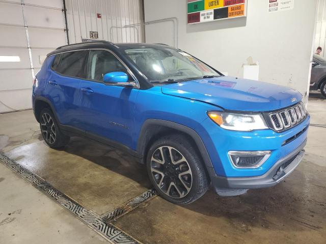 3C4NJDCB9HT665808 - 2017 JEEP COMPASS LIMITED Көк фото 4