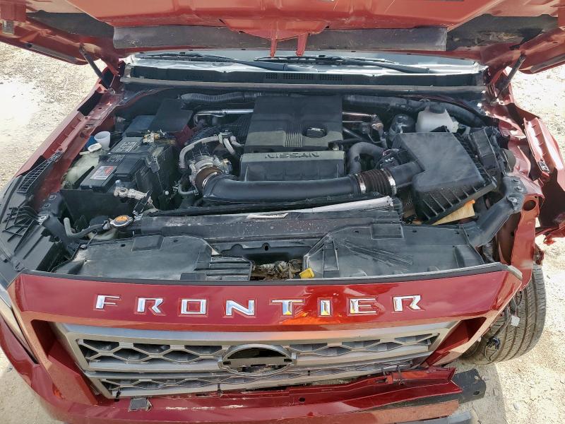 1N6ED1EJ3RN610053 - 2024 NISSAN FRONTIER S მუქწითელი ფოტო 11