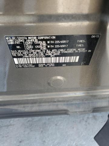 JTMRFREV6FD131501 - 2015 TOYOTA RAV4 XLE BROWN photo 14