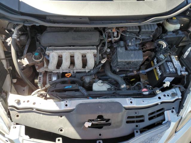 JHMGE8H44AC007313 - 2010 HONDA FIT SPORT SILVER photo 11