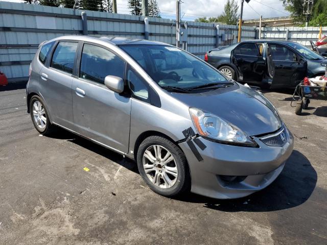 JHMGE8H44AC007313 - 2010 HONDA FIT SPORT SILVER photo 4