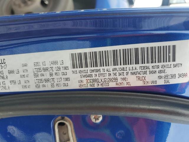 3C63RRGLXJG120299 - 2018 RAM 3500 ST 蓝色 照片 13