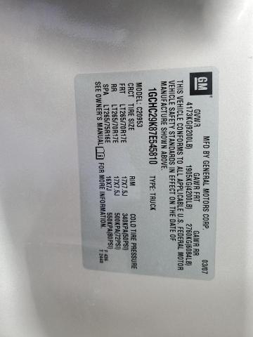 1GCHC29K87E545810 - 2007 CHEVROLET SILVERADO C2500 HEAVY DUTY TAN photo 12