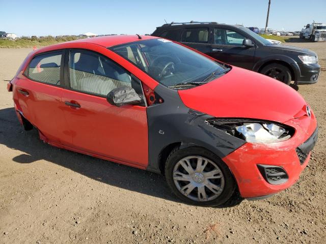 JM1DE1KY0D0163152 - 2013 MAZDA MAZDA2 RED photo 4