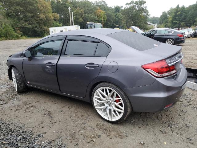 19XFB2F88FE286449 - 2015 HONDA CIVIC EX GRAY photo 2