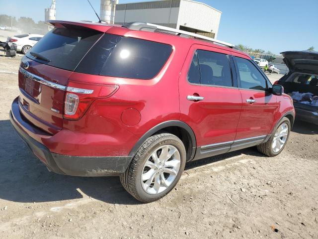1FM5K8F82DGB83633 - 2013 FORD EXPLORER LIMITED RED photo 3