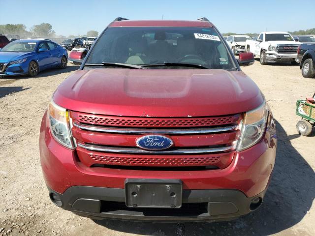 1FM5K8F82DGB83633 - 2013 FORD EXPLORER LIMITED RED photo 5