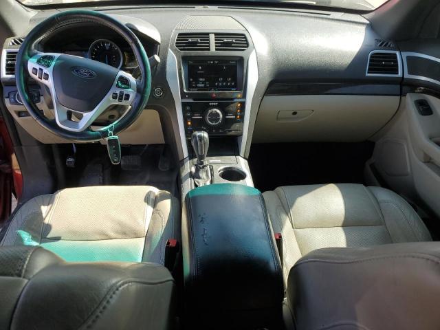 1FM5K8F82DGB83633 - 2013 FORD EXPLORER LIMITED RED photo 8