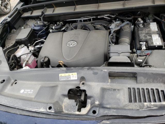 5TDGZRBH2NS247164 - 2022 TOYOTA HIGHLANDER XLE Blau Foto 22