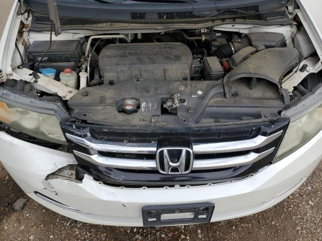 5FNRL5H67EB117099 - 2014 HONDA ODYSSEY EXL WHITE photo 12