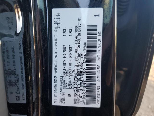 3TYLD5KN1RT007867 - 2024 TOYOTA TACOMA DOUBLE CAB Negro foto 12