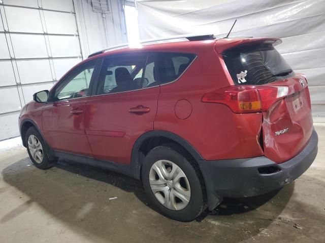 JTMBFREV0EJ004731 - 2014 TOYOTA RAV4 LE RED photo 2