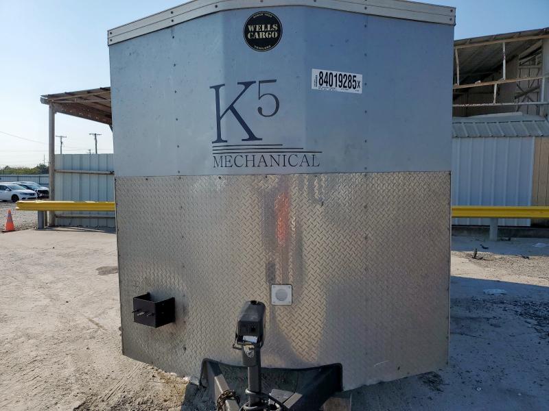 7KC1E1624LT001464 - 2020 WELLS CARGO UTILITY SILVER photo 8