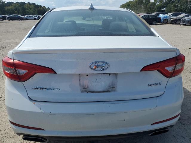 5NPE34AF9FH053055 - 2015 HYUNDAI SONATA SPORT WHITE photo 6