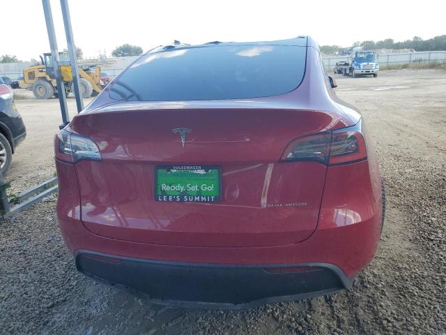 5YJYGDEE8MF105967 - 2021 TESLA MODEL Y Qırmızı foto 6