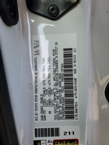 3TYRX5GN5PT076603 - 2023 TOYOTA TACOMA ACCESS CAB WHITE photo 12