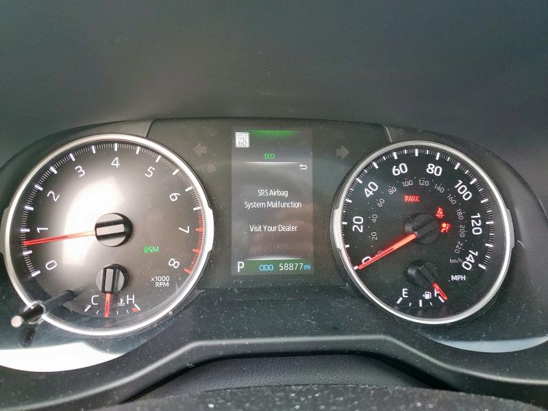 2T3W1RFVXNW203012 - 2022 TOYOTA RAV4 XLE WHITE photo 9