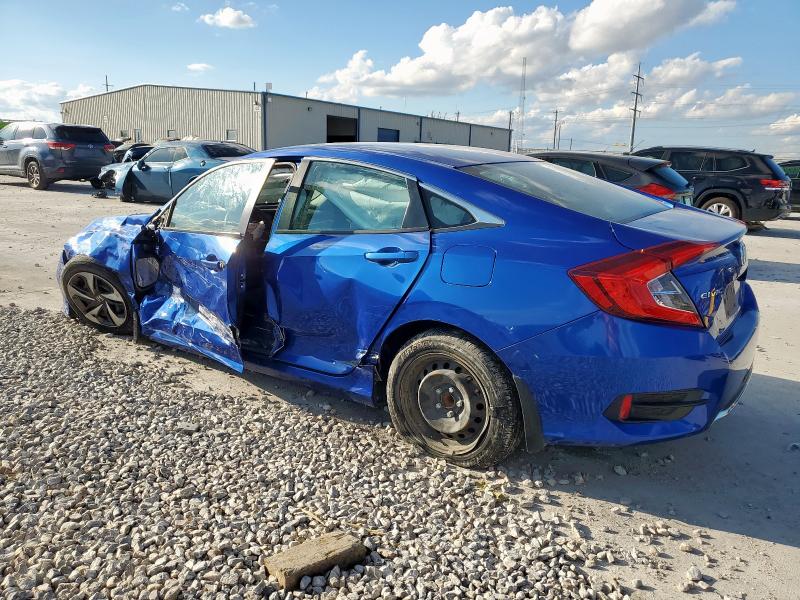19XFC2F65KE041243 - 2019 HONDA CIVIC LX BLUE photo 2