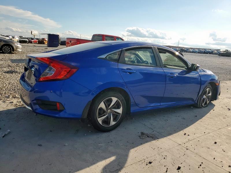 19XFC2F65KE041243 - 2019 HONDA CIVIC LX BLUE photo 3