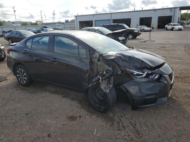 3N1CN8DV0ML910844 - 2021 NISSAN VERSA S BLACK photo 4