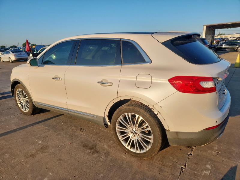 2LMPJ6LR0JBL40516 - 2018 LINC MKX RESERVE Սպիտակ լուսանկար 2